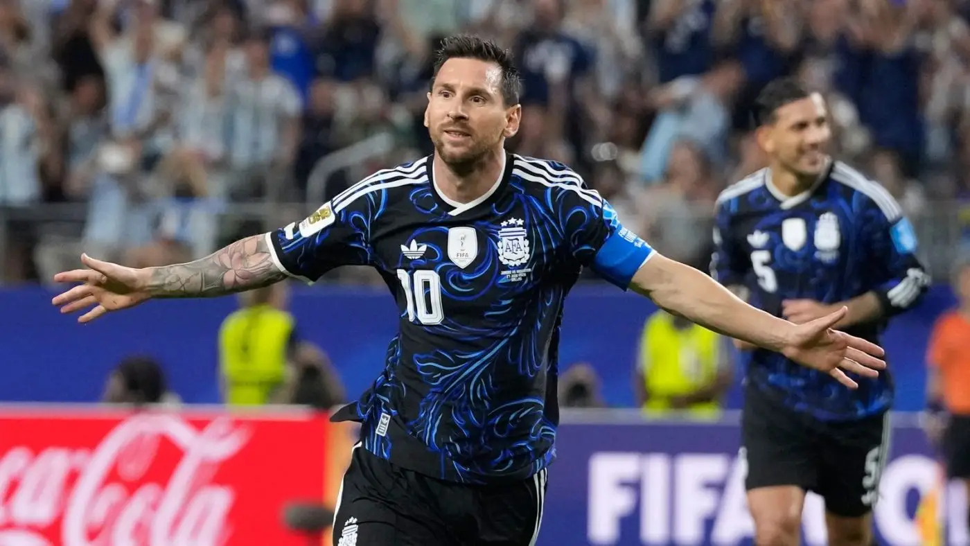 2026年世界杯:约旦1-3阿根廷 - 梅西连续第七场比赛破门创纪录