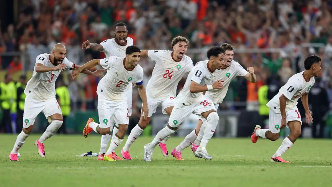 2026年世界杯：荷兰1-1摩洛哥（点球2-3） - 穆罕默德·欧阿比的球队与加拿大展开16强对决