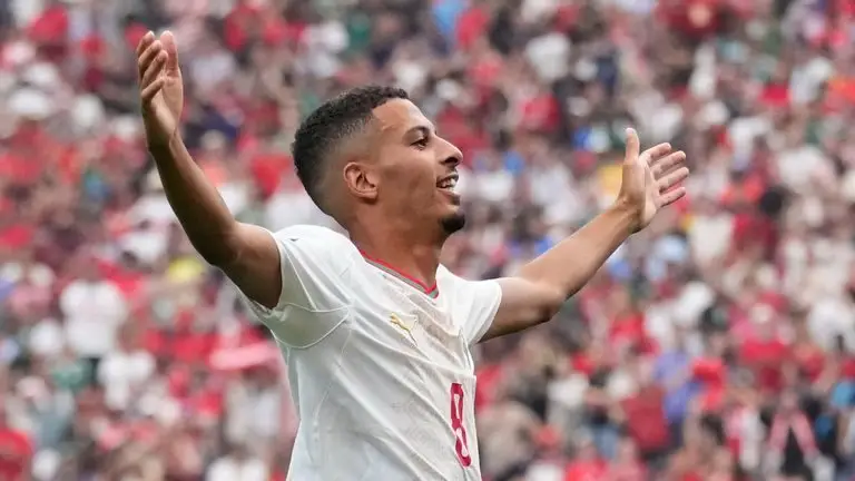 2026年世界杯:摩洛哥3-0击败加拿大,阿扎丁·乌纳希梅开二度晋级八强
