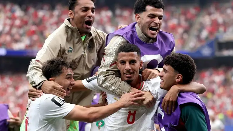 2026年世界杯:摩洛哥3-0击败加拿大,阿扎丁·乌纳希梅开二度晋级八强